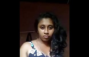 Süd Indische mallu Mädchen anjusha selbst Gemacht clip DURCHGESICKERT durch Ihr BF