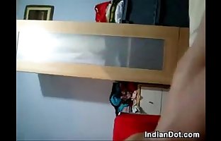 Indian Teen Does A Striptease In Her Room
